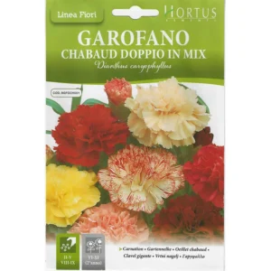 Carnation "Garofano Chabaud Doppio in Mix" Premium Quality Seeds by Hortus Sementi