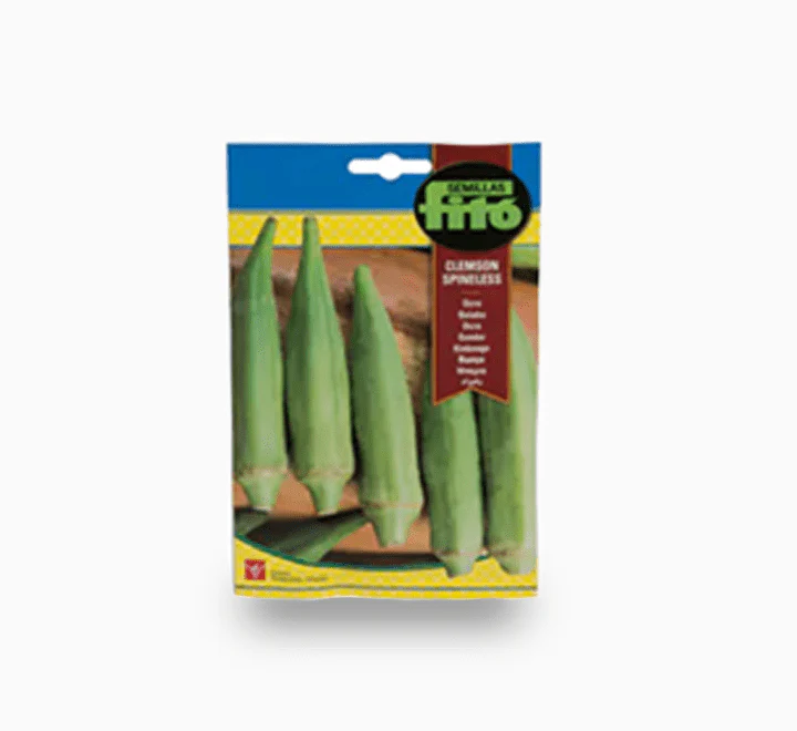 Clemson Okra Seeds Semilla Fito (5 g)