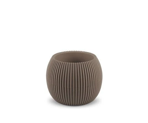 Coral Oval Pot 8.8x6.8 cm Cactus Pot Brown