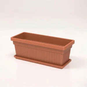 Cosmoplast Rectangular Planter W/Tray 30" (75x31x29 cm)