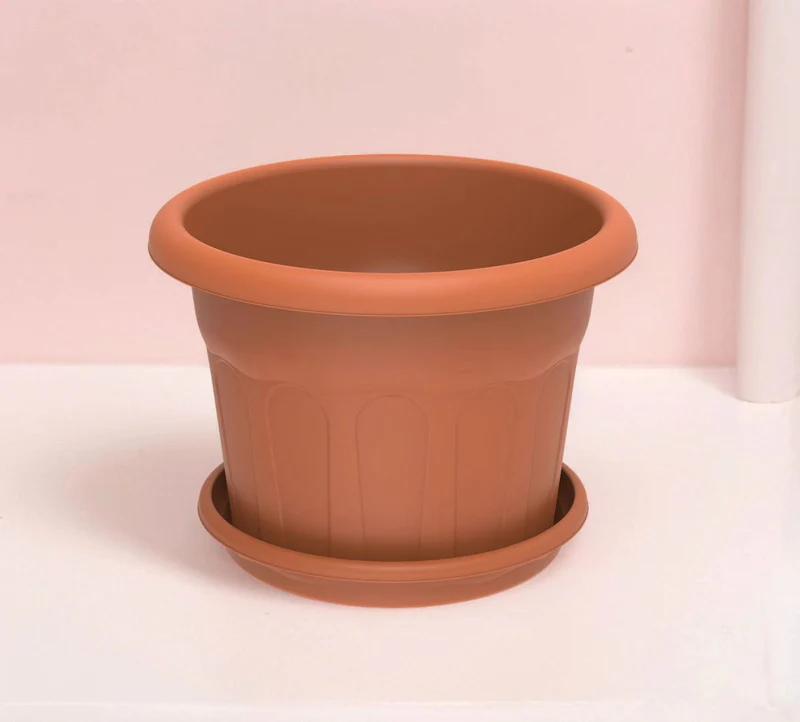 Cosmoplast Round Planter 28" W/Tray Tray Only