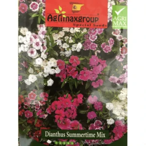 Dianthus Summertime Mix Flower Seeds by Agrimax Spain Set of 5 Seeds