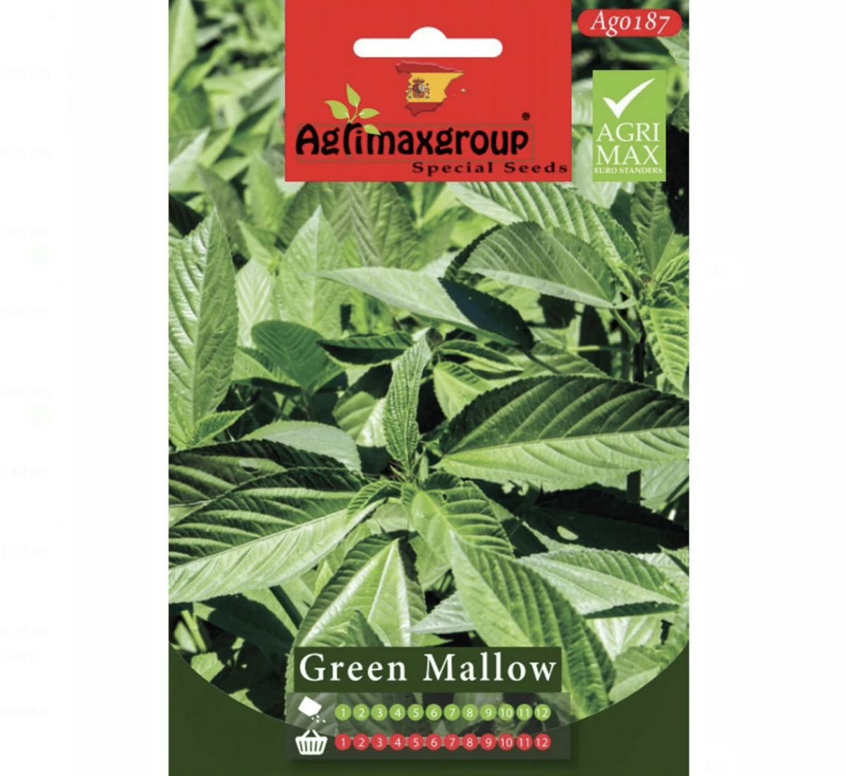 Green Mallow Agrimax Seeds Set of 10 Seeds