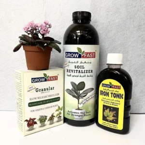 Grow Fast "Soil Revitalizer, Iron Tonic, Granular NPK" Best for Indoor and Outdoor Plants