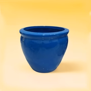 GRP Fish Bowl Pot Blue 35x34x28 cm