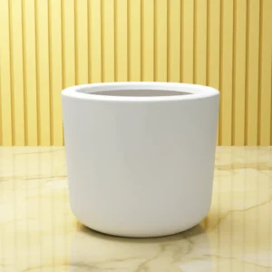 GRP Round Flower Pot All Sizes/ GRP Planter White 47x75 cm