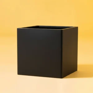 GRP Square Pot All Sizes 100x100x100cm Black