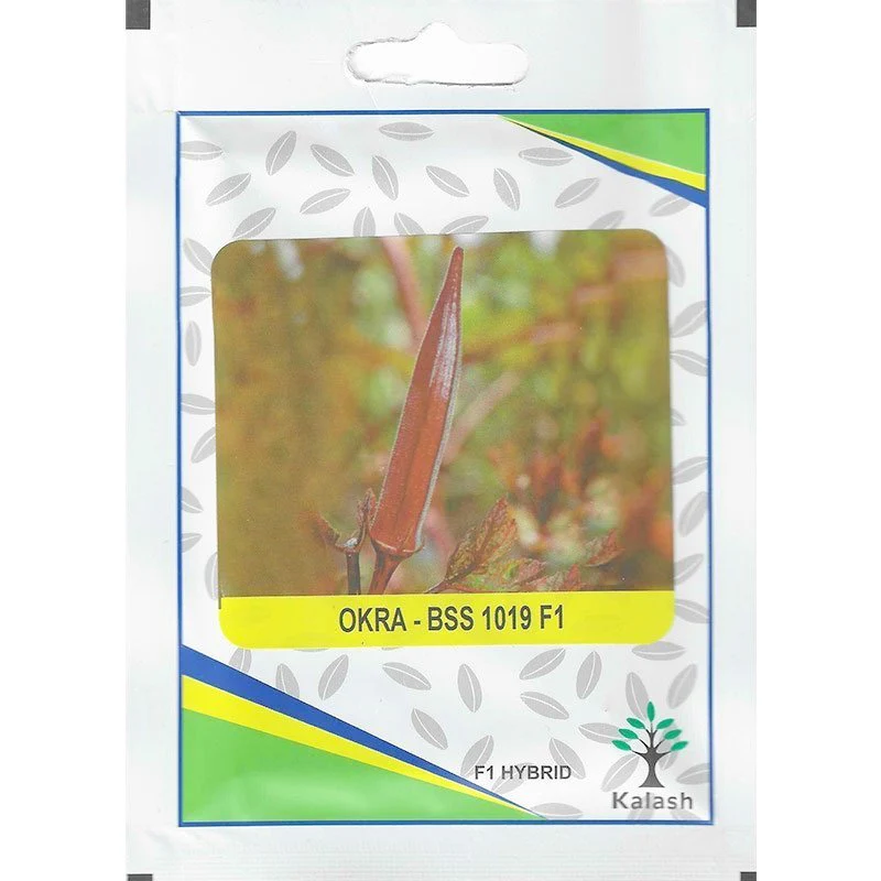 Kalash Okra BSS 9301 F1 Hybrid Premium Quality Seeds / Okra Seeds