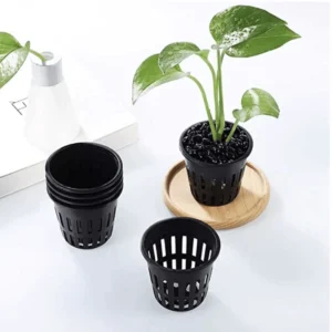 Mesh Net Pot "Hydroponics Plant Pot" (2", 3"& 4") 4" (9.5x10.0 cm)