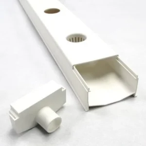 NFT Nutrient Film Technique Channel for Hydroponic system "White" 3m