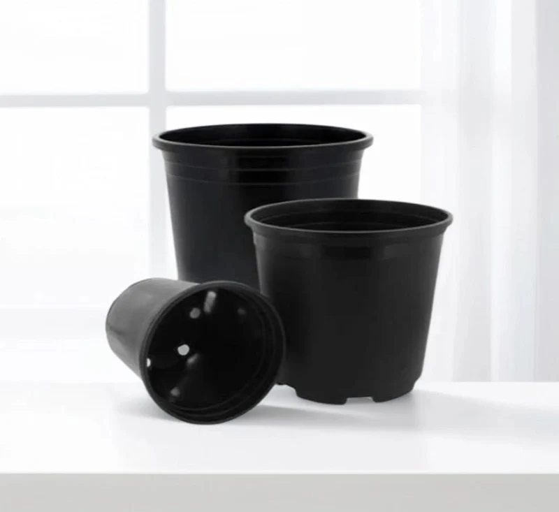 Nursery Plastic Pots "Black Plastic Pot" 8 Ltr