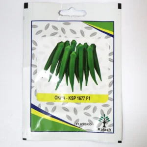 Okra KSP 1677 F1 Hybrid Premium Quality Seeds / Okra Hybrid Seeds