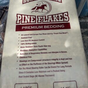 Pine Flakes or Shavings "Horse Bedding" 14KG 1 bag
