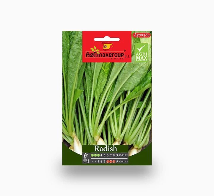 Raddish Leaf Agrimax seeds Set of 2 Pack
