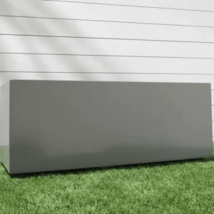 Rectangular GRP Pot “120x30x30cm” Long pot Gray