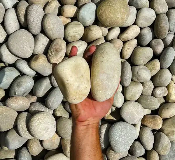 River Stone | Large River Pebbles "Natural Garden Material" 5KG