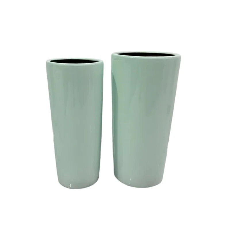 Sea Green Fancy Pot / Ceramic Planter 27x63cm DiaxHt
