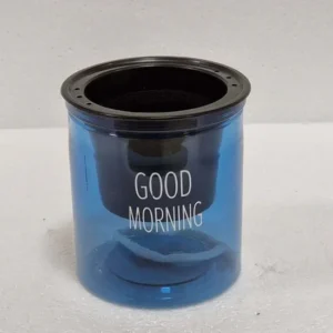 Self Watering Indoor Transparent Pot Blue