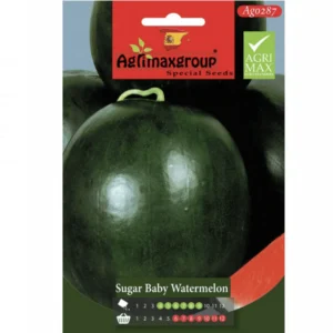 Sugar Baby Watermelon Agrimax Seeds Set of 10 Pack