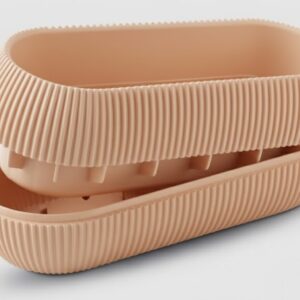 Coral long pot 20.8x8.7x6.8 cm Peach