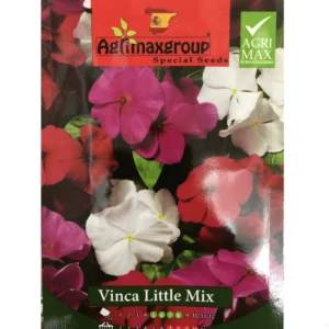 Vinca Little Mix Flower Seeds by Agrimax Spain Set of 10 Pack