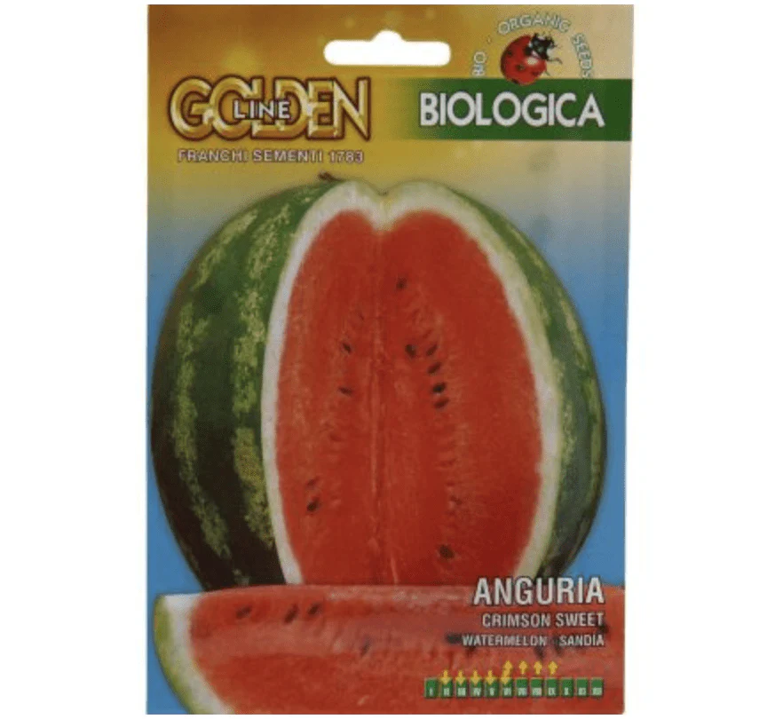 Watermelon "Anguria Crimson Sweet" Organic Seeds by Franchi