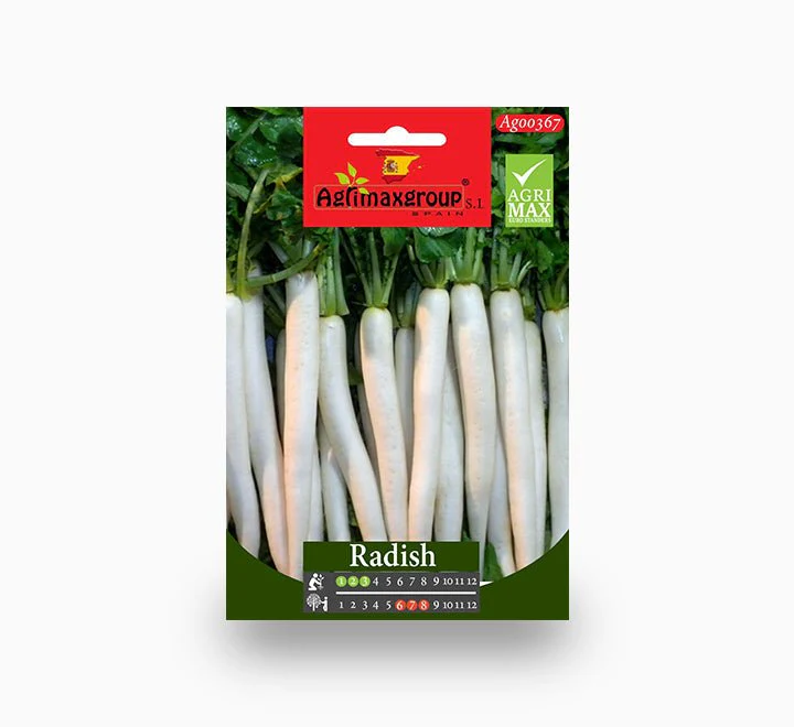 White Radish Agrimax Seeds Set of 10 Pack