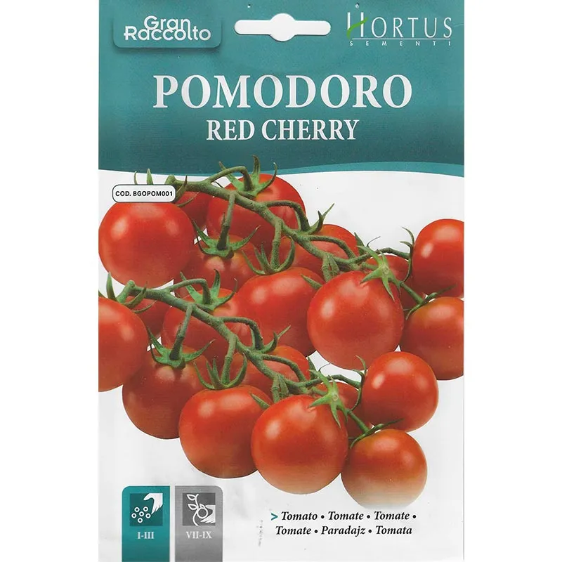 Cherry Tomato “Pomodoro Red Cherry” Seeds by Hortus