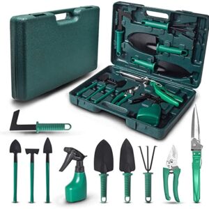 Gardening Tools10 Pieces with Carrying Case