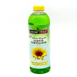 Grow Fast Liquid Fertilizer NPK 4-1-2 = TE “Copper (Cu), Zinc (Zn), Manganese (Mn) and Iron (Fe)” 1 Ltr