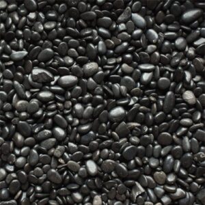 High Polished Black Pebbles3-5cm 20 kg