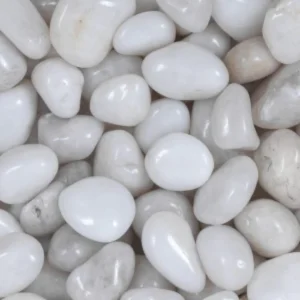 High Polished White Pebbles 1-4 Cm 20kg