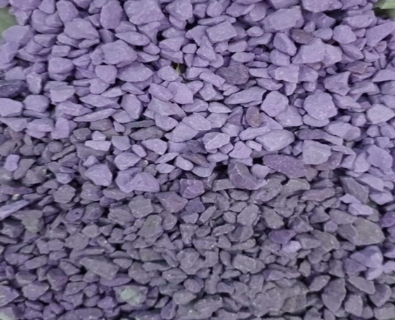 Gravel colored 2.4 cm 20 kg Bag Purple