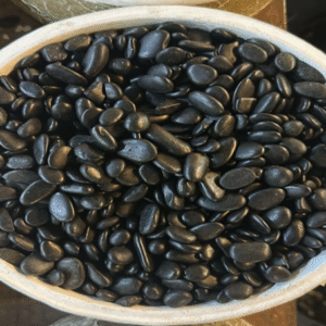 Black pebble / stone Polished 10mm 20 kg