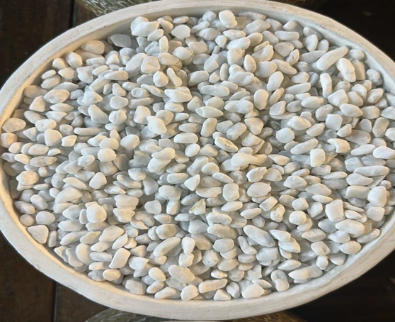 White Stone / Pebble 10 mm 20 kg