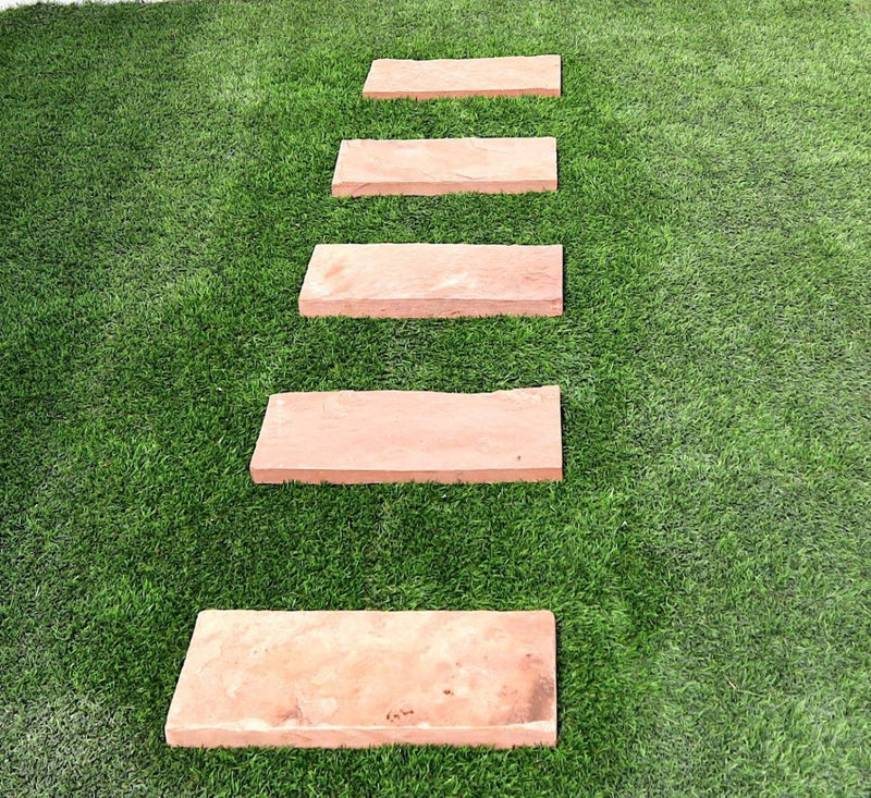 Stepping stone rectangular shape 60H x 30cm Wx 2cm (thickness ) Yellow piece